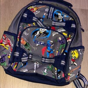 Pottery Barn Kids DC Comics backpack “ Eugene “ embroidered